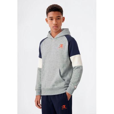 Kapuzensweatshirt CHAMPION "SPORTWEAR HOODIE Standard Fit", Jungen, Gr. M, noxm, nny, egt, Obermaterial: 55% Baumwolle, 45% Polyester, Sweatshirts, mit Langarm-Design, aus Baumwolle und Polyester