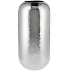 Vase   ¦ silber ¦ Stahl ¦ Maße (cm): H: 40  Ø: 20.0