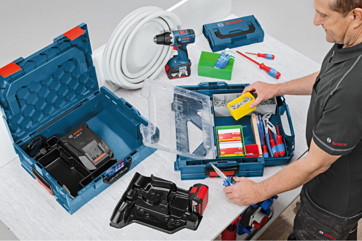 Bosch Einlage zur Werkzeugaufbewahrung passend für FlexiClick Aufsätze GSR 18 V-EC (1600A006Z1)