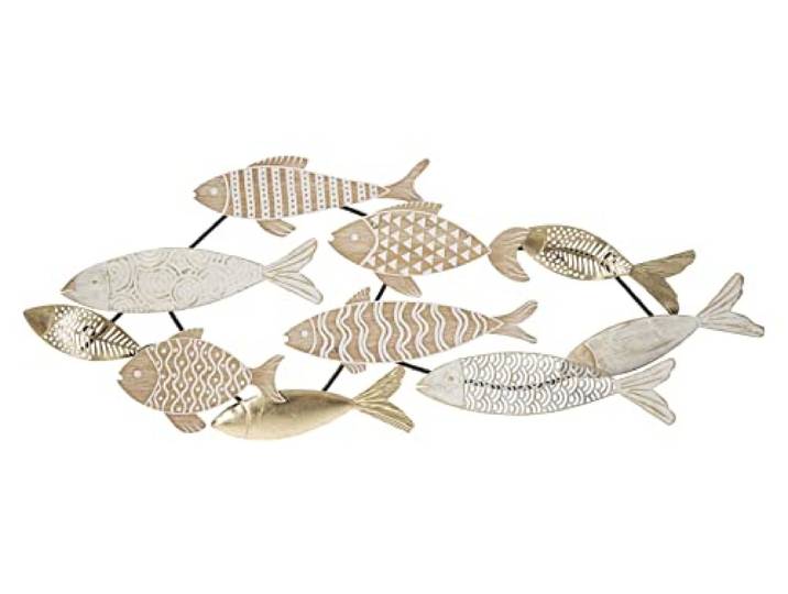 MAURO FERRETTI PANNELLO IN FERRO FISHY CM 118 x 5,7 x 46,4