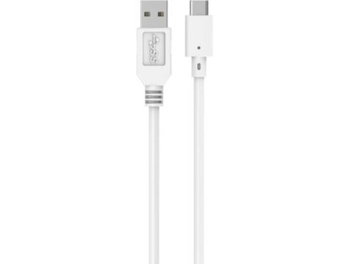Essentielb - Câble Usb C Vers Usb 1m Blanc Compatible Iphone 17 16 15 Pro Max Et Samsung Galaxy S25 S24 Ultra