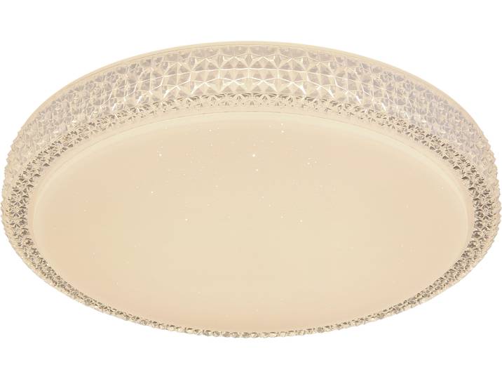 Plafonnier LED\, ciel étoilé\, CCT\, blanc\, 40 cm\, OVI