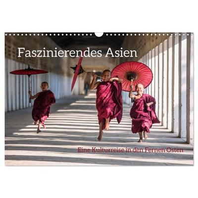 Faszinierendes Asien - Eine Kulturreise in den Fernen Osten (Wandkalender 2027 DIN A3 quer), CALVENDO Monatskalender