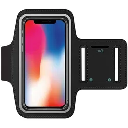 SmartFitness Apple iPhone X Handy Sport Armband, Smartphone Sportarmband, Schwarz