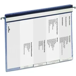 Durable, Mappe, 5 Personalhefter Kunststoff blau 4 x kaufmännische Heftung (A4, 1x)