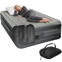 LUFTBETT in Grau 196x97x47 cm