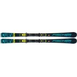 FISCHER Herren Racing Ski THE CURV DTI AR + RC4 Z11 PR, Größe 150 in Schwarz Schwarz