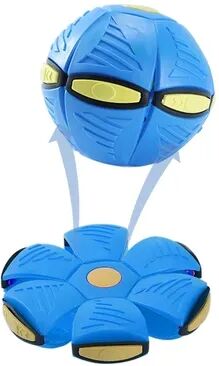 Happy Pet Pantry UFO Pop & Fetch Interactive Dog Ball Toy For Active Play And Outdoor Training blue