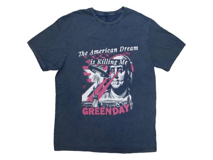 Green Day American Dream Band Logo T Shirt XL
