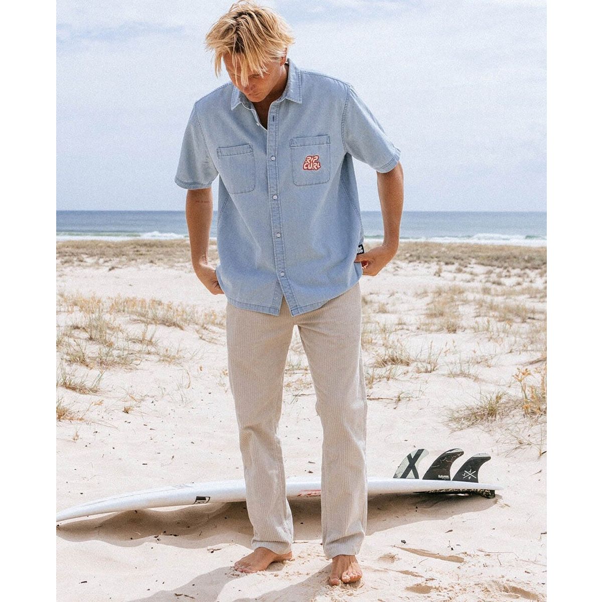 RipCurl Classic Surf Double Cord Pant bone (3021) 2XL 02EMPA_3021_2XL