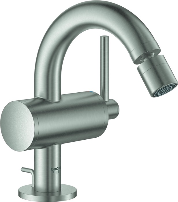 Grohe Einhand-Bidetbatterie ATRIO DN 15 supersteel