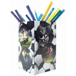 HERMA Stiftehalter 8,0 x 8,0 x 13,5 cm Fußball