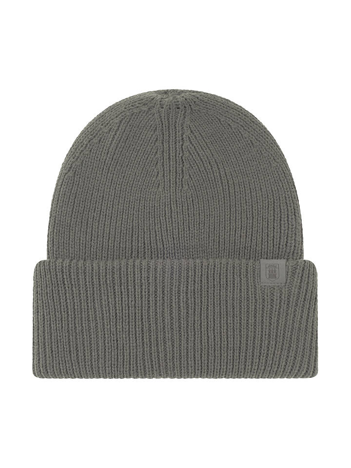 Derbe Mütze in Khaki/ Grau - onesize