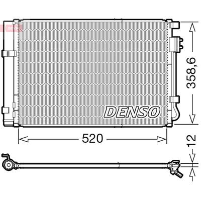 DENSO Kondensator, Klimaanlage dcn41011 für HYUNDAI