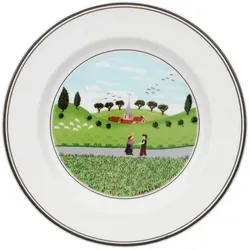 BROTTELLER BEGEGNUNG Design Naif bunt ø 17 cm
