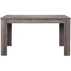 Esstisch Nora für 6 Personen 140x90x77 cm Eiche dunkel [en.casa]