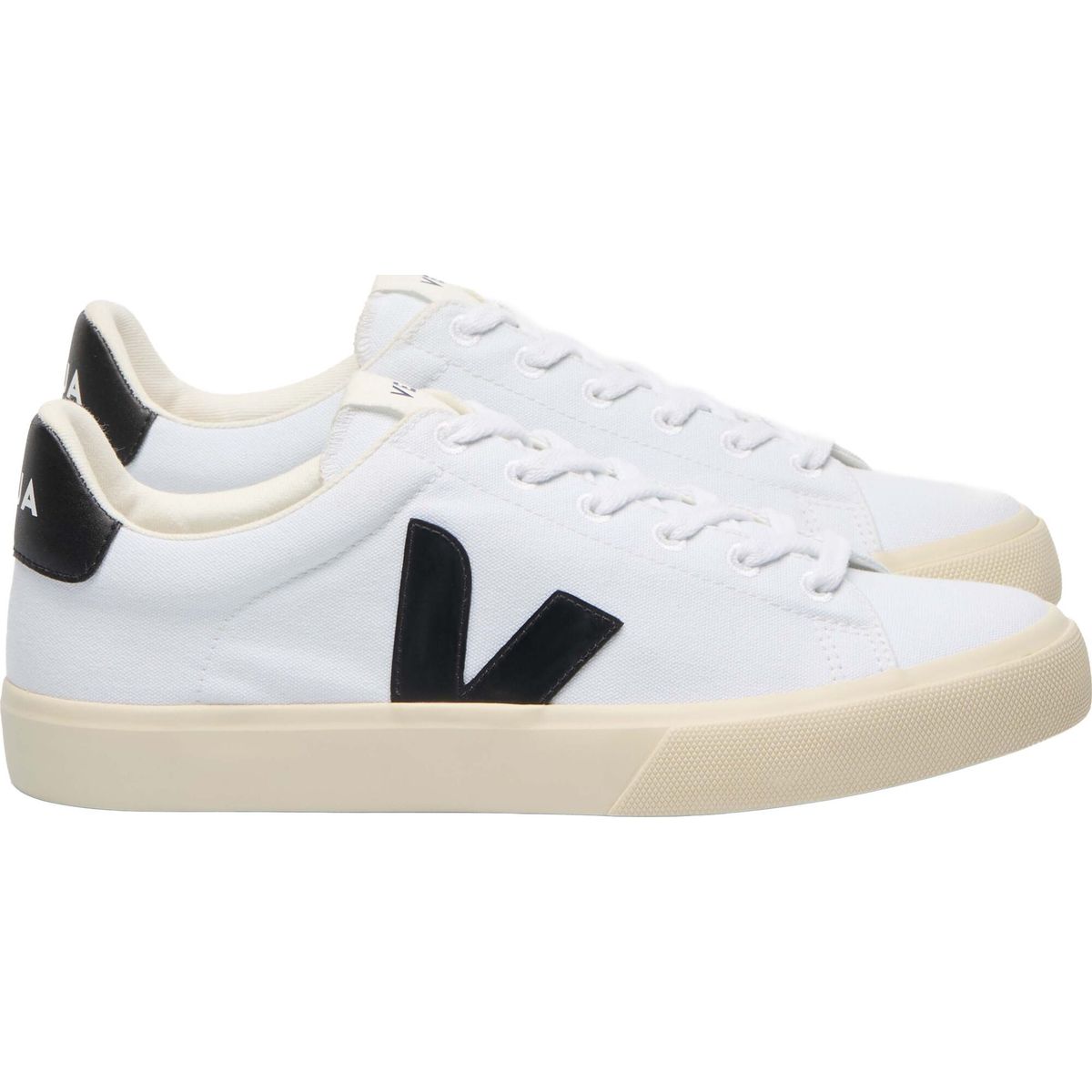 Veja Campo Canvas White Black Men white black 42 CA0120535B420