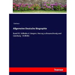Allgemeine Deutsche Biographie, Belletristik von Various