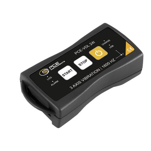 PCE Instruments 3-Achsen-Schock-Datenlogger PCE-VDL 24I |Messbereich ±16g |1Hz ... 1600Hz |32GB SD Speicherkarte