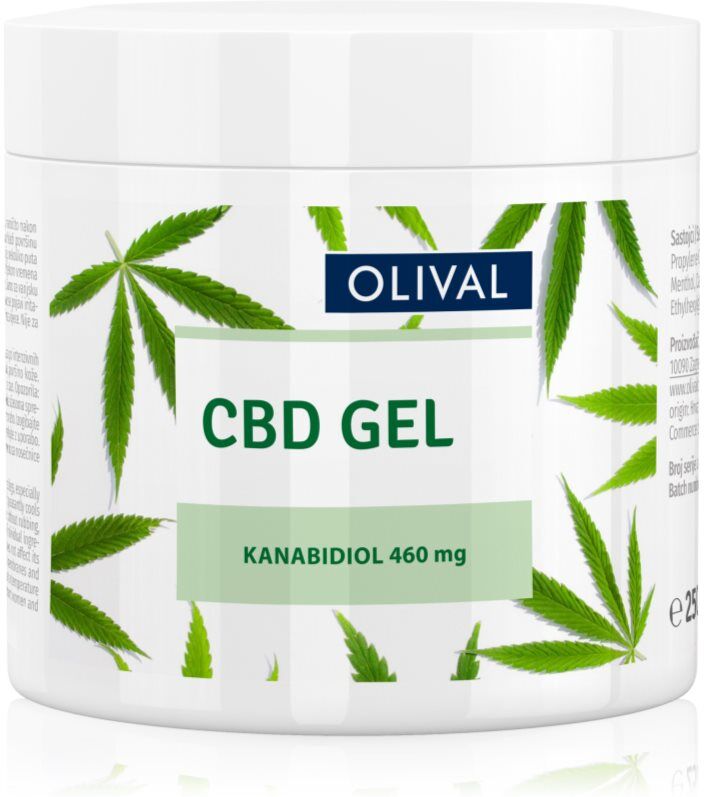 Olival CBD Gel gel rafraîchissant pour les jambes fatiguées 250 ml