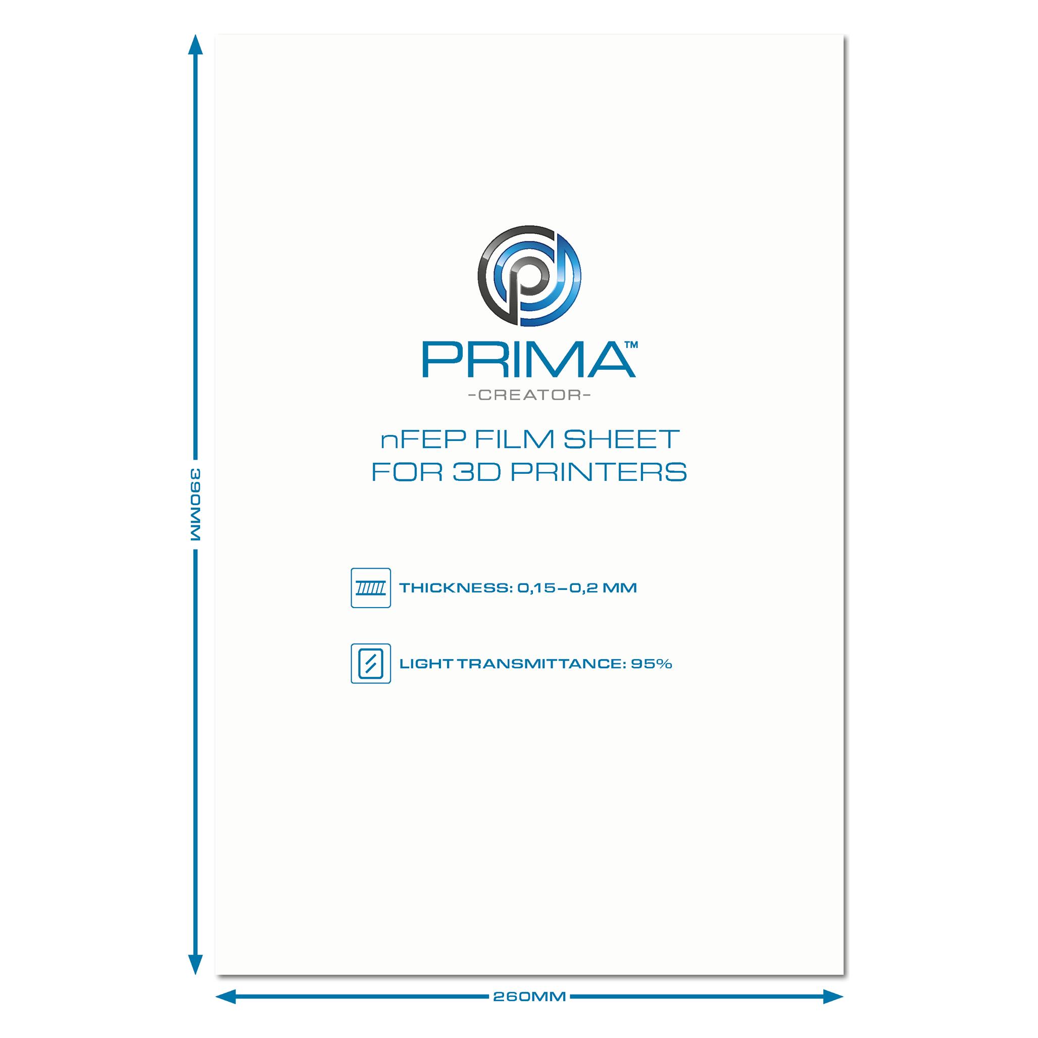 Prima Creator PRIMACREATOR nFEP Folie 260x390mm 1pcs (Ersatzteile) (PC-NFEP-260/390-1P)