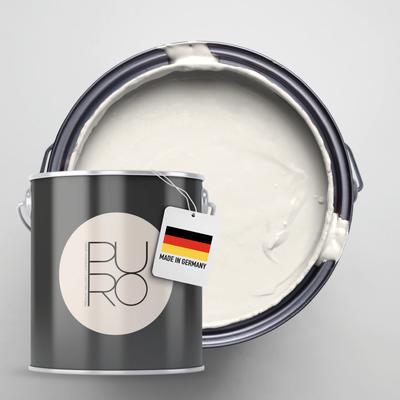 Wandfarbe A.S. CRÉATION "Premium Innenwandfarbe PURO Tuchmatt creamy grey", c1007 creamy grau, 2,5 l 2,5ml, Farben, ideal für Wohnzimmer, Schlafzimmer, Flur und Küche, Farbwelt Grau