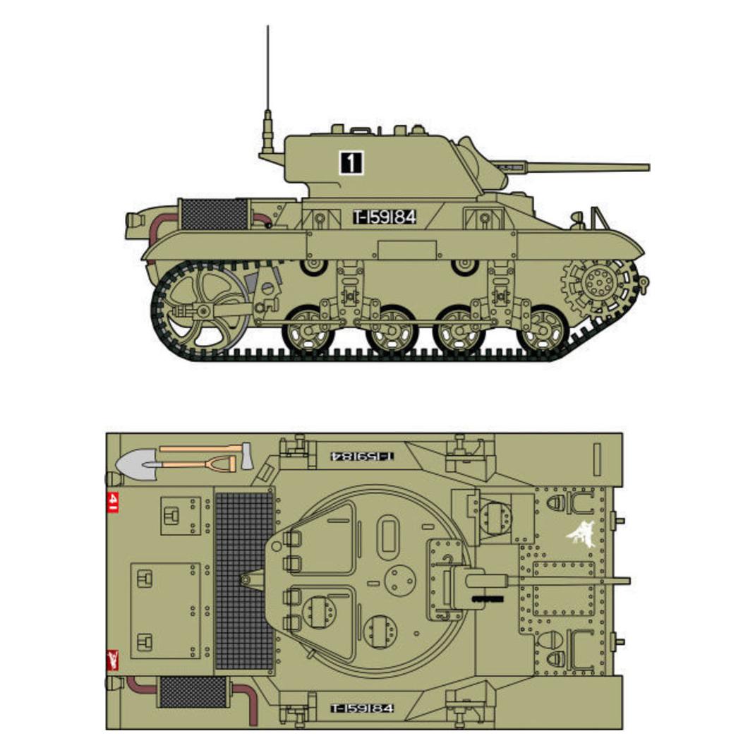 Planet Models M-22 Locust Airbone tank USA, GB, WWII (129-MV103)