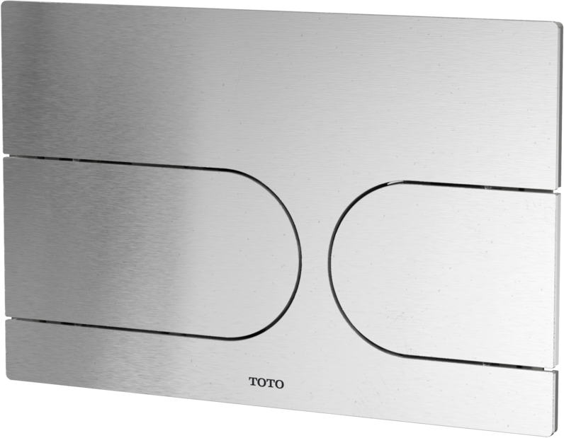 TOTO Drückerplatte für NEOREST WX, Aluminium gebürstet, MB177EM#S MB177EMS