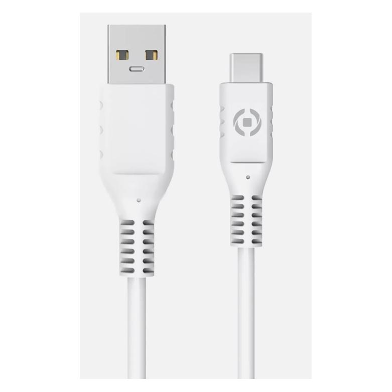 Celly RTGUSBCUSBC USB-Kabel 1 m USB C Weiss (1 m, USB 3.2 Gen 1, 60 W) (RTGUSBCUSBCWH)