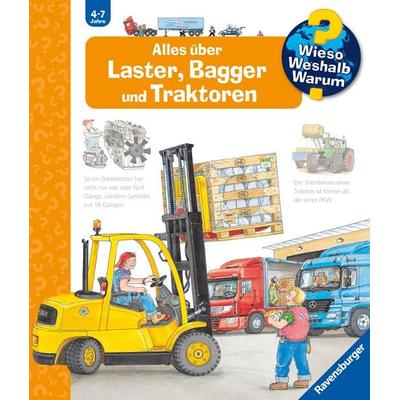 Wieso? Weshalb? Warum? Band 38 - Alles über Laster, Bagger und Traktoren, Gebundene Ausgabe von Andrea Erne, Ravensburger Verlag GmbH,