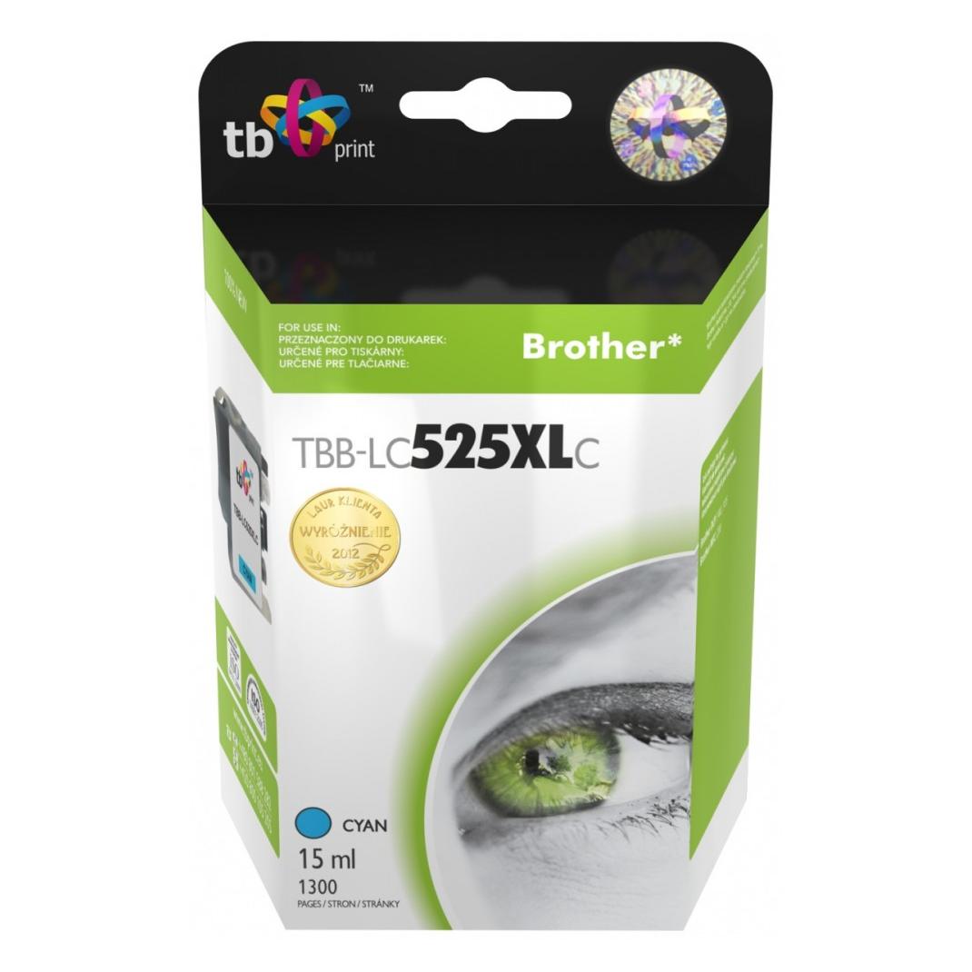 Print Tusz do Brother LC529/539TBB-LC525XLC CY (C) (TBB-LC525XLC)