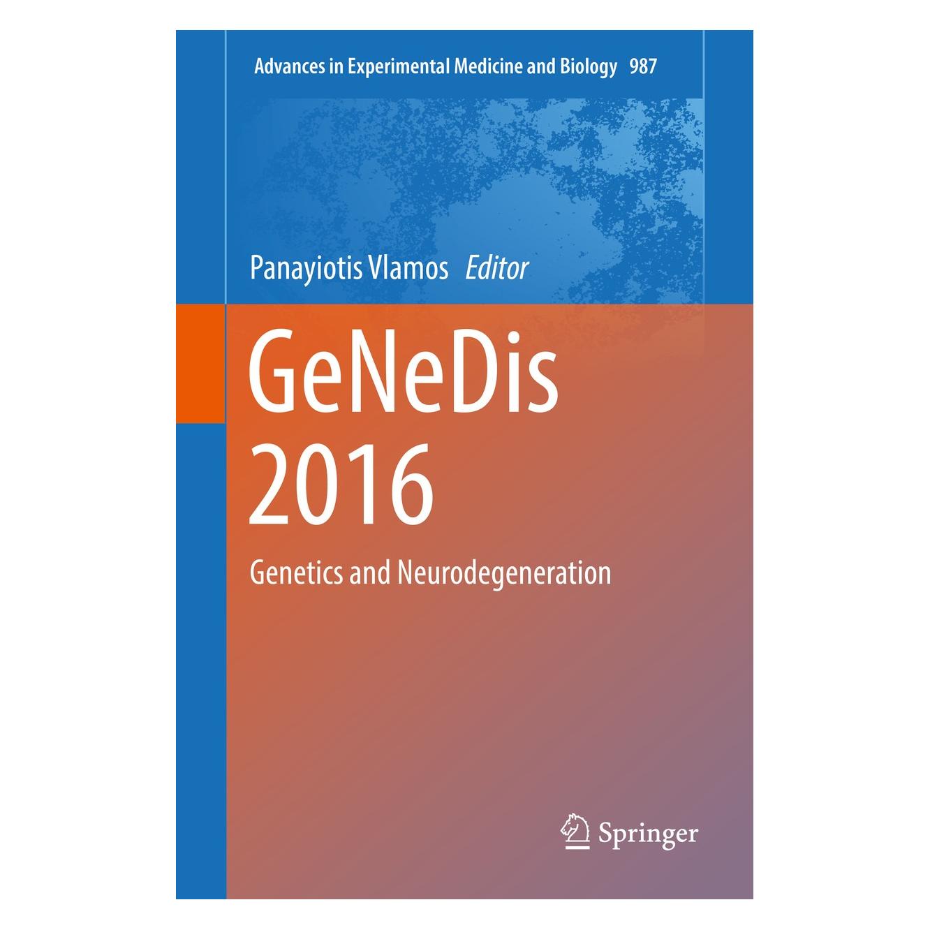 Springer GeNeDis 2016 (Englisch, Hardcover, Panayiotis Vlamos) (9783319573786)