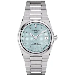 Tissot T1372071135100 Damenuhr Automatik PRX 35 mm Hellblau