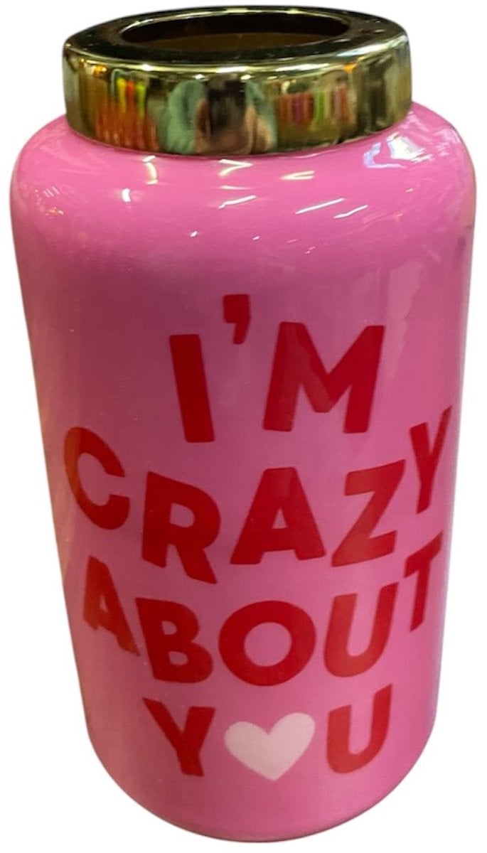 Judy vaas Love I'm Crazy About You B/D/H: 9 x 9 x 16 cm