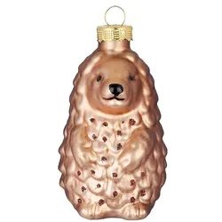 Weihnachtsigel 6,5cm Glas Dekofigur Christbaumschmuck Weihnachtsbaumschmuck