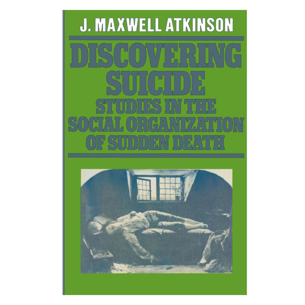 Springer Discovering Suicide (Englisch, Softcover, J.Maxwell Atkinson) (55819326)