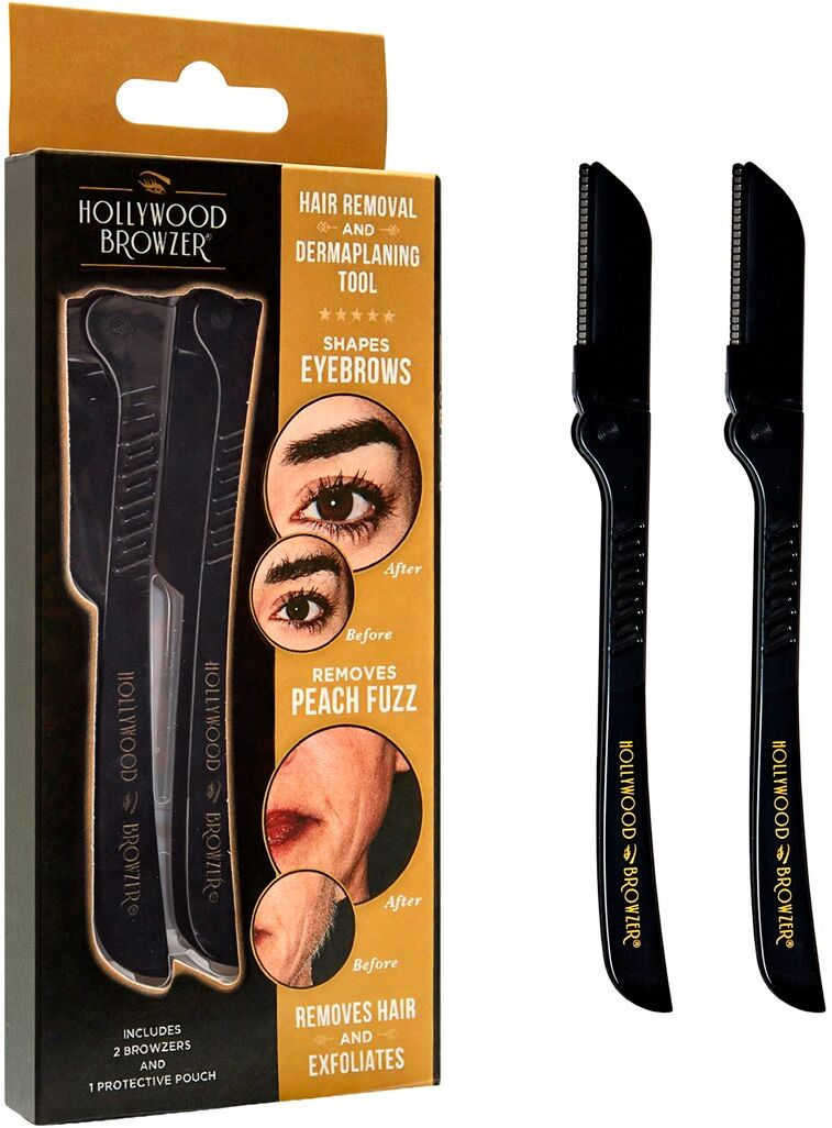 Hollywood Browzer Dermaplaner - Duo Browzer - Black