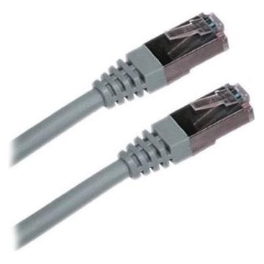 XtendLan SFTP CAT6A 0,3m šedá / Patch kabel / RJ45-RJ45 / LSZH (SFTP, CAT6a, 0.30 m) (PK_6ASFTP003grey)