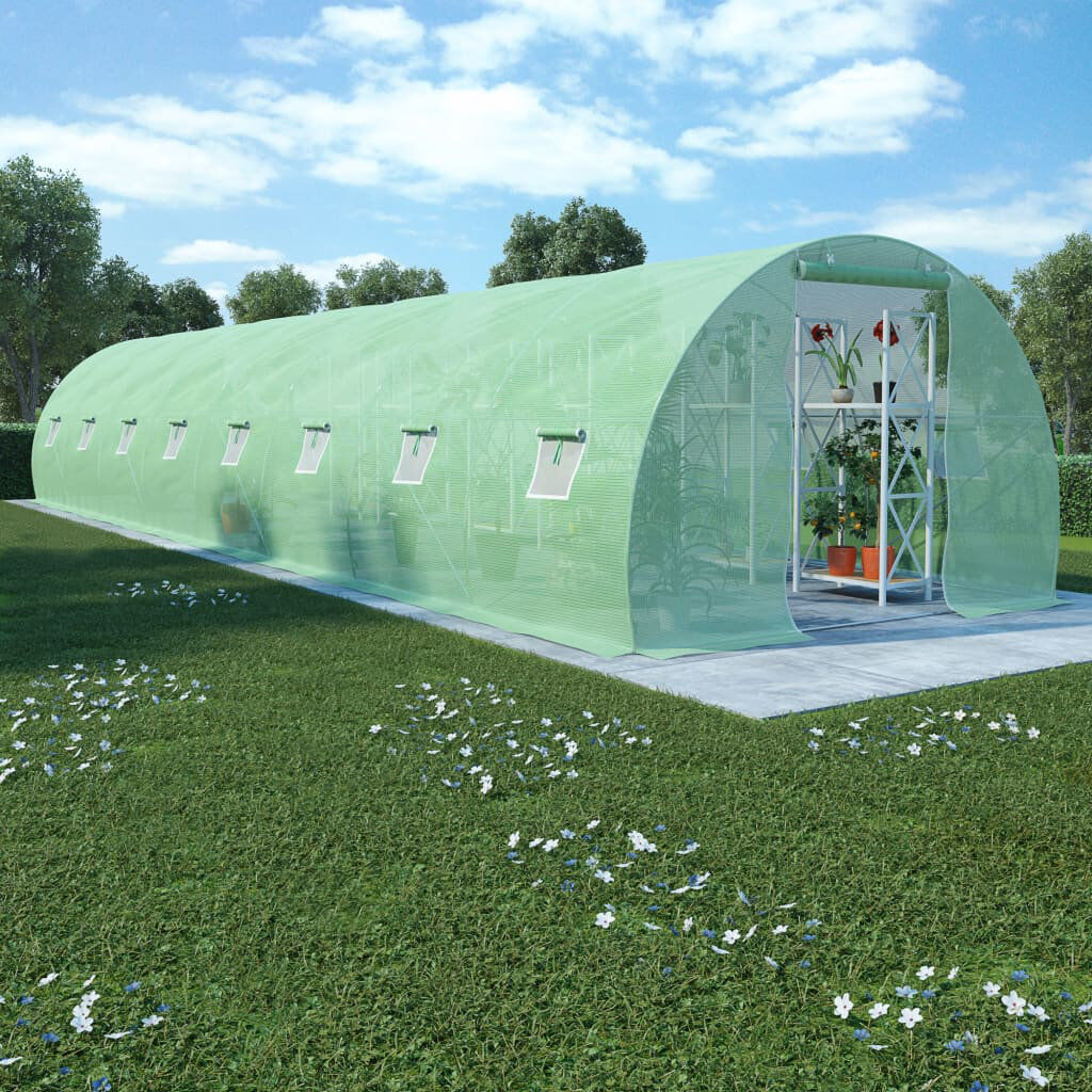 Dakota Fields Walhill Greenhouse 36m² 1200x300x200 cm 200cm H X 1,200cm W X 300cm D