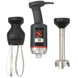 Professioneller Stabmixer MB‐31 Sammic 400W | Hackaufsatz + Schneebesen | Variable Geschwindigkeit, TiltStop-Sicherheit, NSF, bi-mat-grip