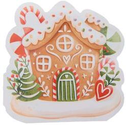 IH Casa Decor 12 Pack 3 Ply Shaped Napkin Gingerbread House- Set of 6