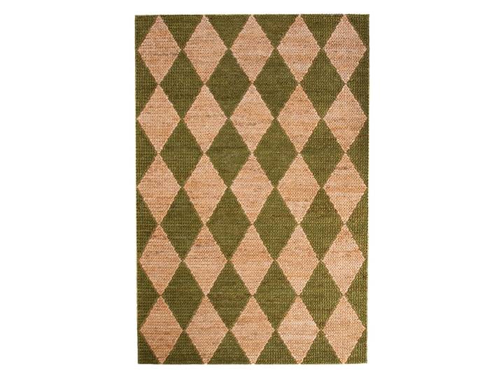 Tapis en jute marron et vert 120x170cm