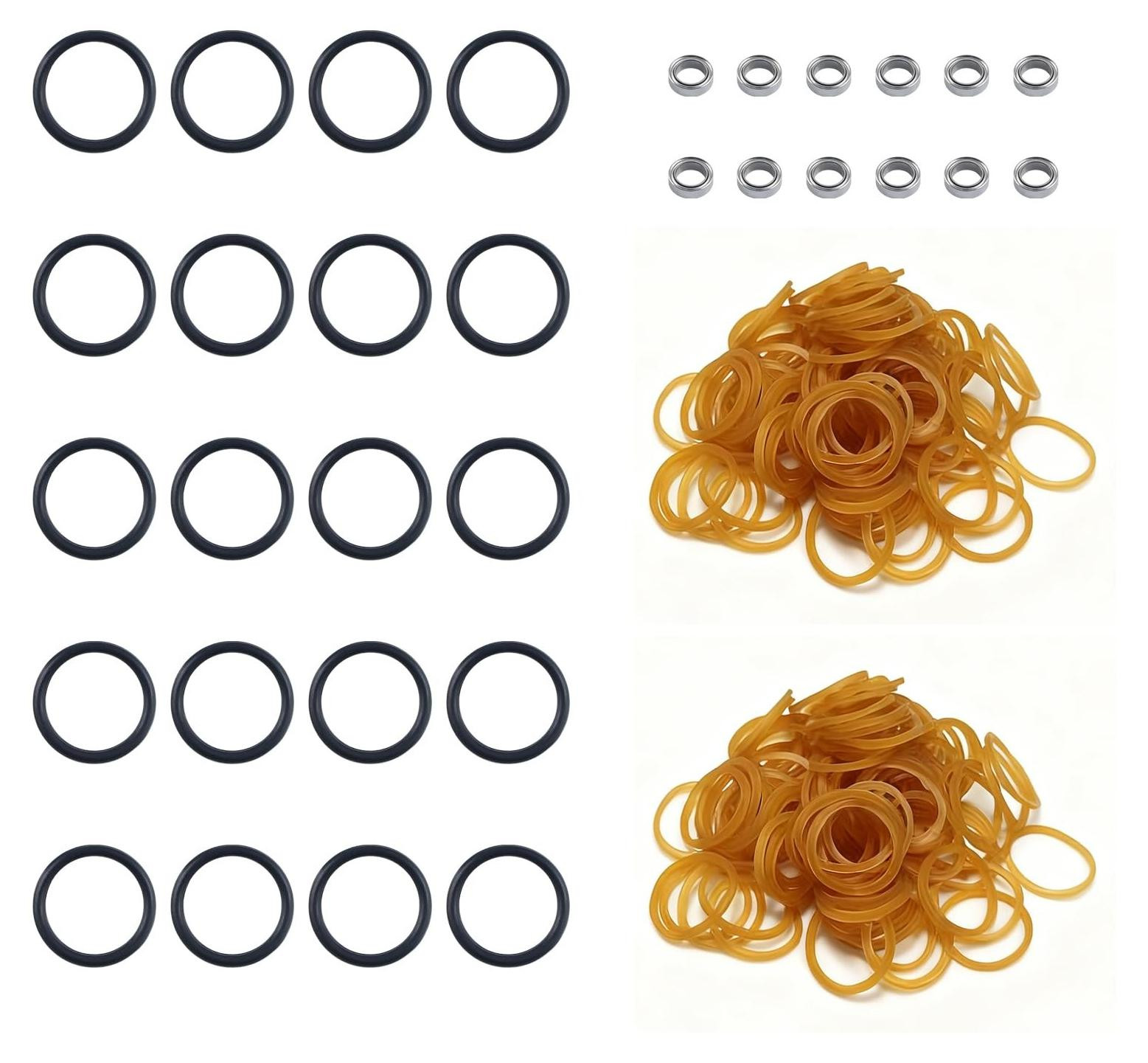 Merkloze Rubberband Set voor DIY Racers en 3D-printer Accessoires
