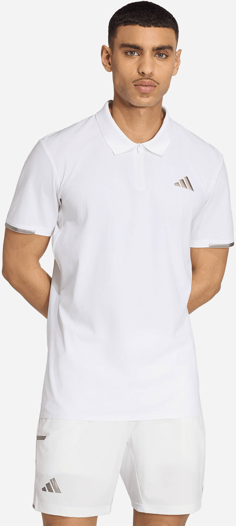 Adidas Pro M - Polo Tennis - Uomo - Bianco XL