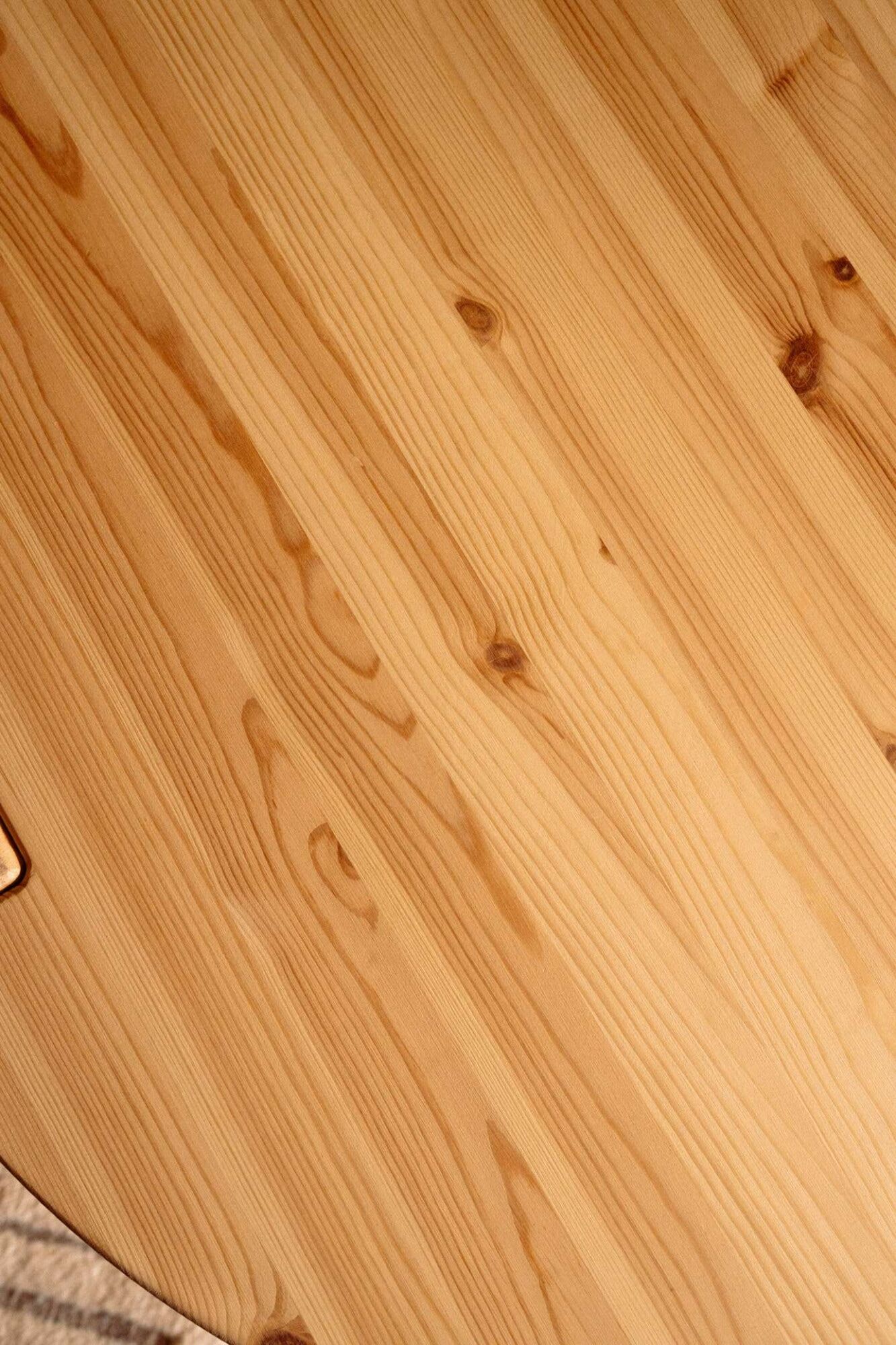 Couchtisch KARUP DESIGN "TUCK Coffee table round, Couchtisch, zeitloses Design, Made in Europe", raw pine, raw pine, B:70cm H:42cm T:70cm, Tische, Couchtisch, Praktischer Stauraum, platzsparend, FSC-zertifiziertem Massivholz raw pine, raw pine B/H/T: 70cm