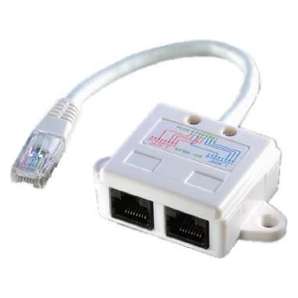 Value RJ45 T-Adapter (RJ45, RJ45 (2x)) (21.99.3045)
