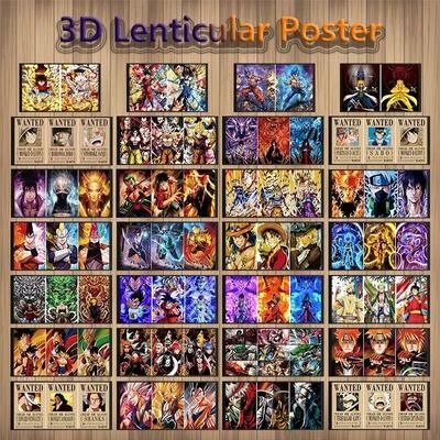 Uplifted Goods Multi Dimensional Anime Motion Posters 50pcs