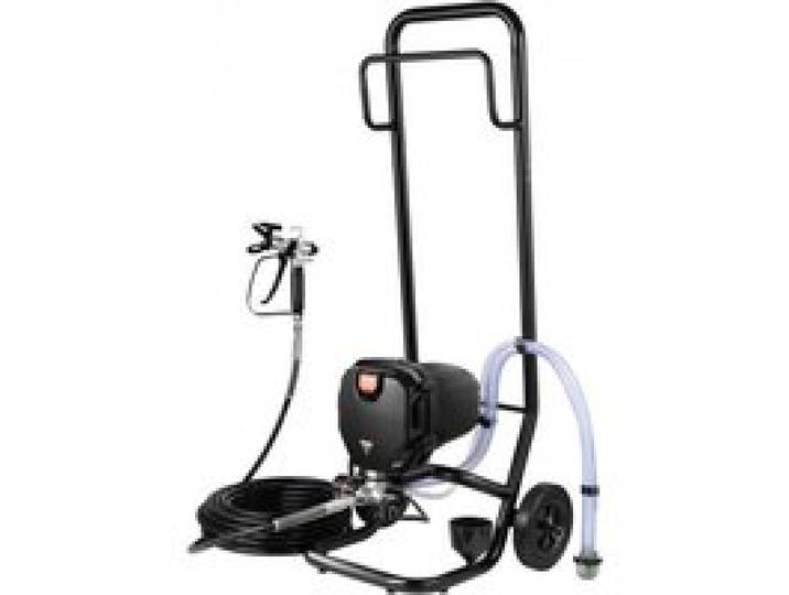 VEVOR Rollbares Airless-Farbspritzgerät, 750 W, 3000 psi, Hocheffizientes Elektrisches Spritzgerät, Farbspritzgeräte Spritzlackiermaschine Hochdruck-Airless-Farbsprühsystem mit 7.6 m Schlauchlänge