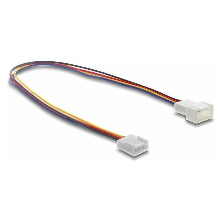 Delock Lüfter Verlängerungskabel PWM Stecker zu Buchse 4 Pin (30 cm) (90871)
