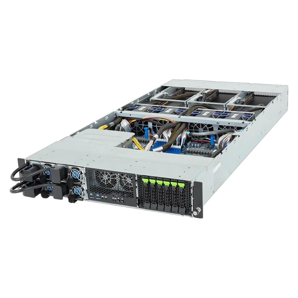Gigabyte XV23-ZX0 / Server / 2x SP5 / 4x GPU / 24x DDR5 / 6x NVMe5 / 3+1 2000W (6NXV23ZX0HR000ACJ1)